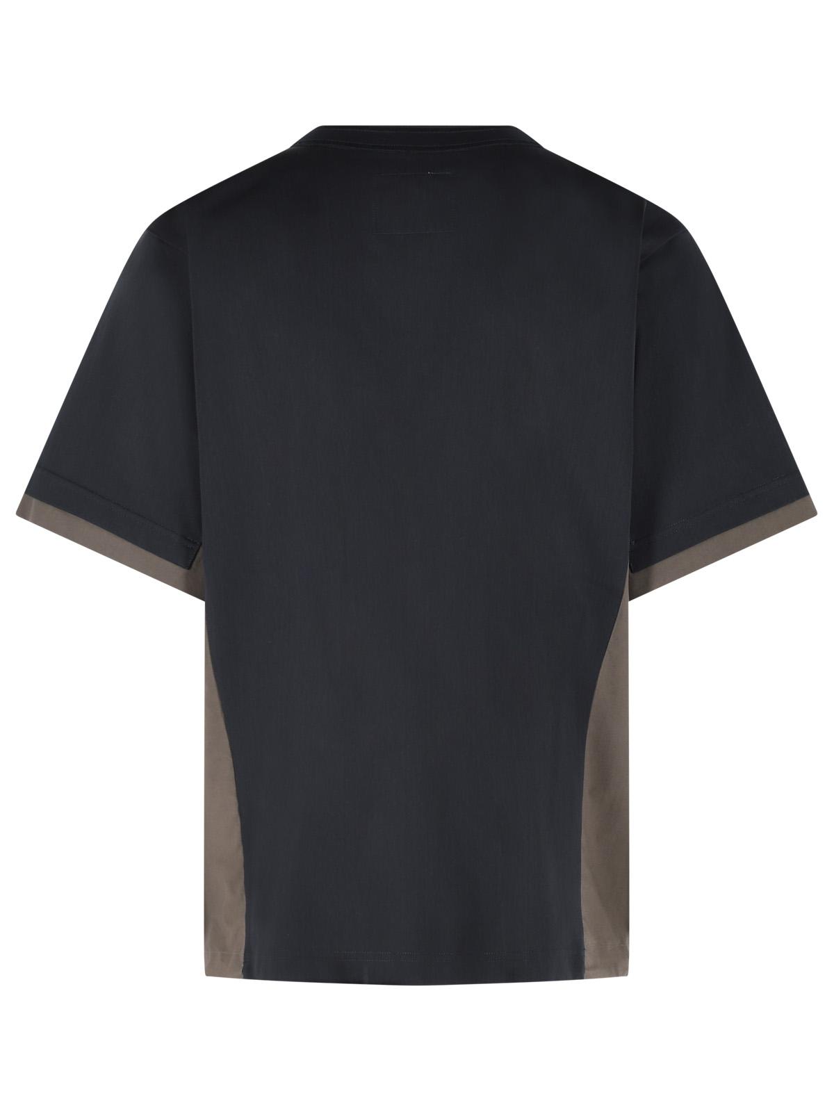 Sacai Navy Cotton T-Shirt Men SACAI
