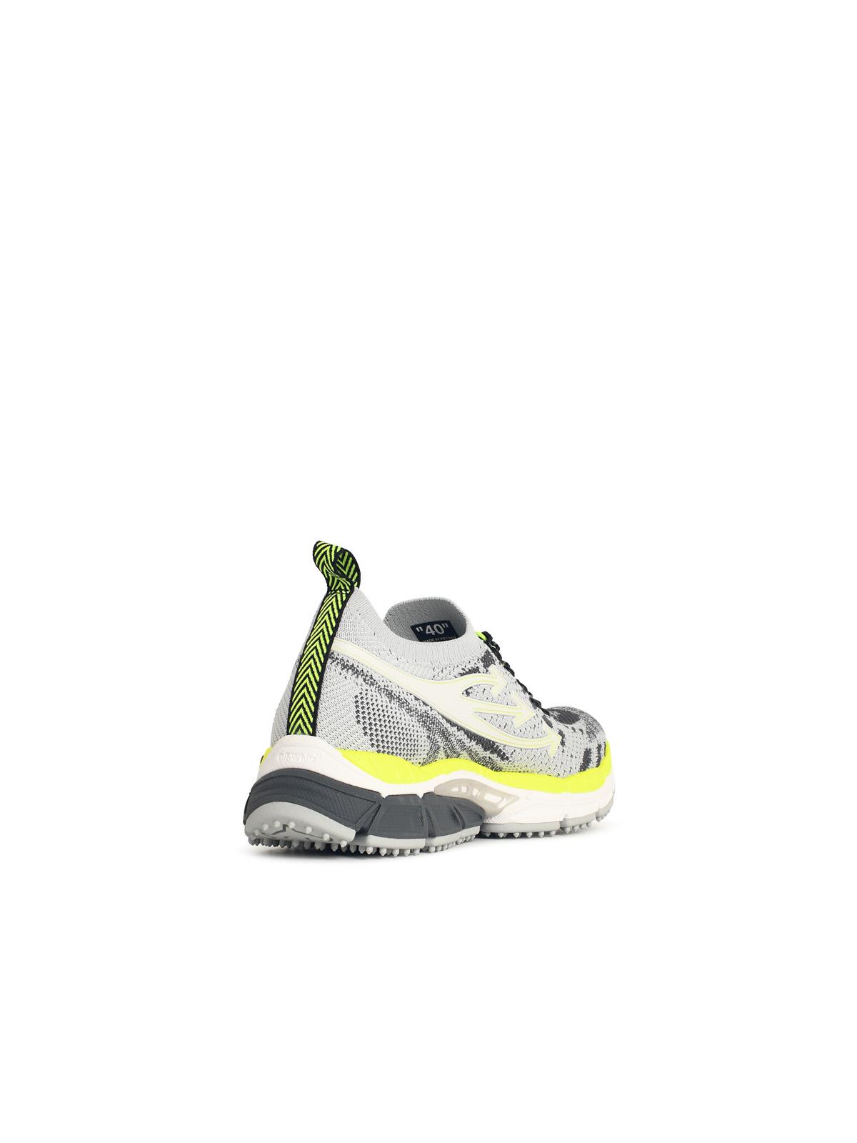Off-White 'Be Right Back' Grey Polyester Sneakers Men OFF-WHITE