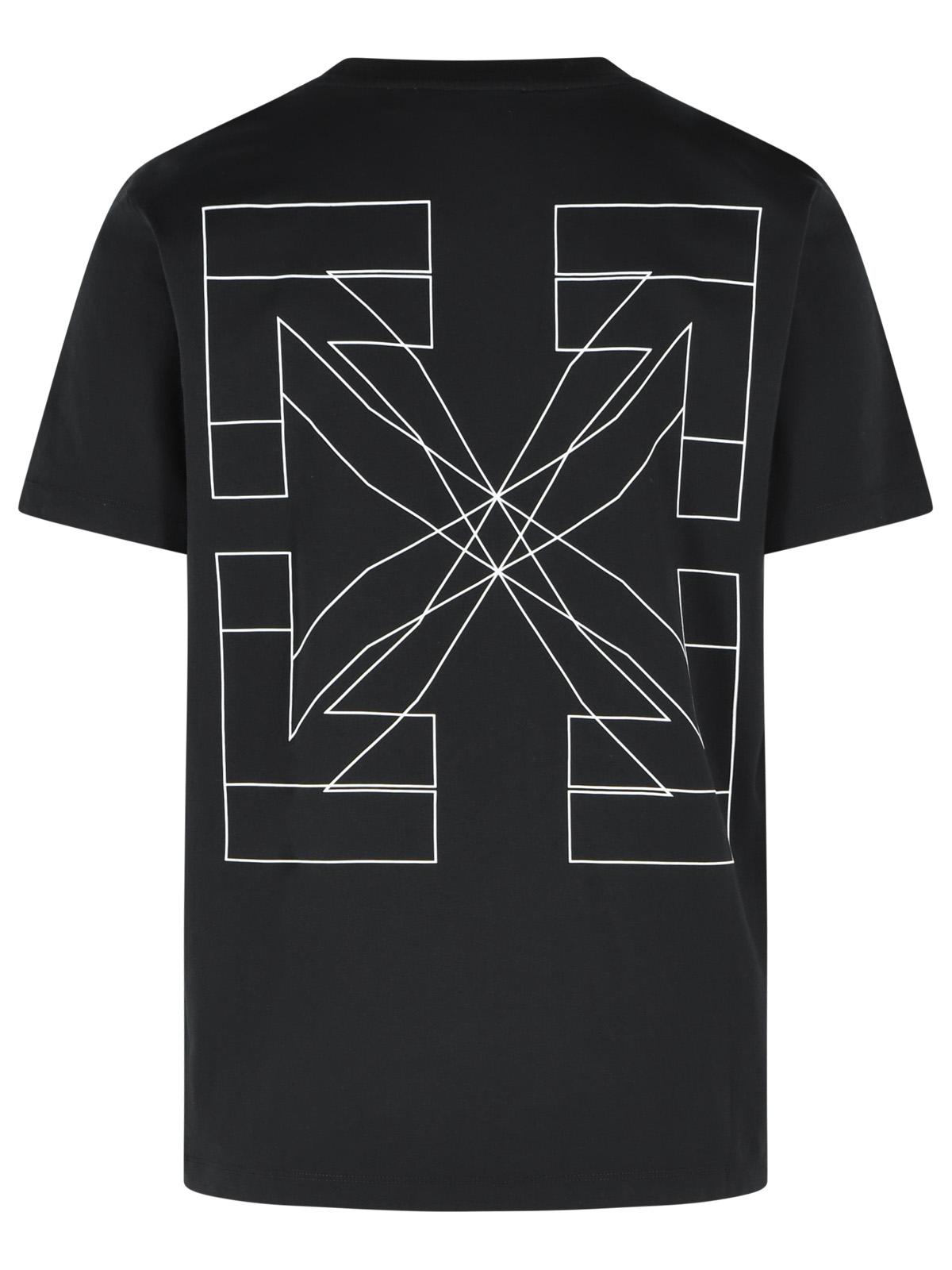 Off-White 'Big Double Arrow' Black Cotton T-Shirt Men OFF-WHITE