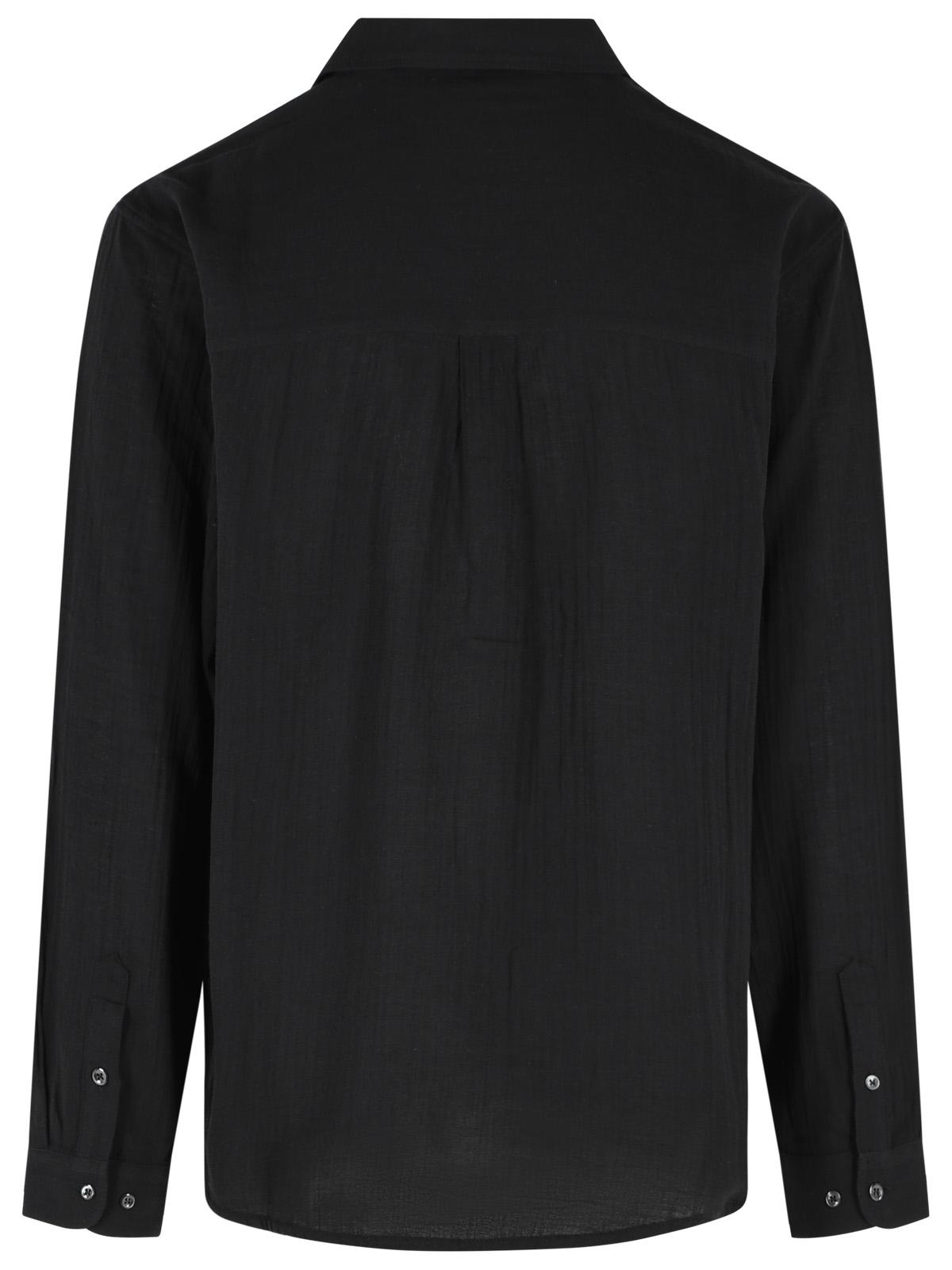 Sefr 'Leo' Black Cotton Shirt Men SEFR