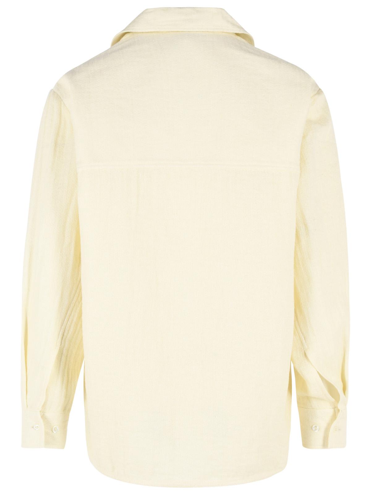 Sefr 'Wes' Ecru Cotton And Linen Shirt Men SEFR