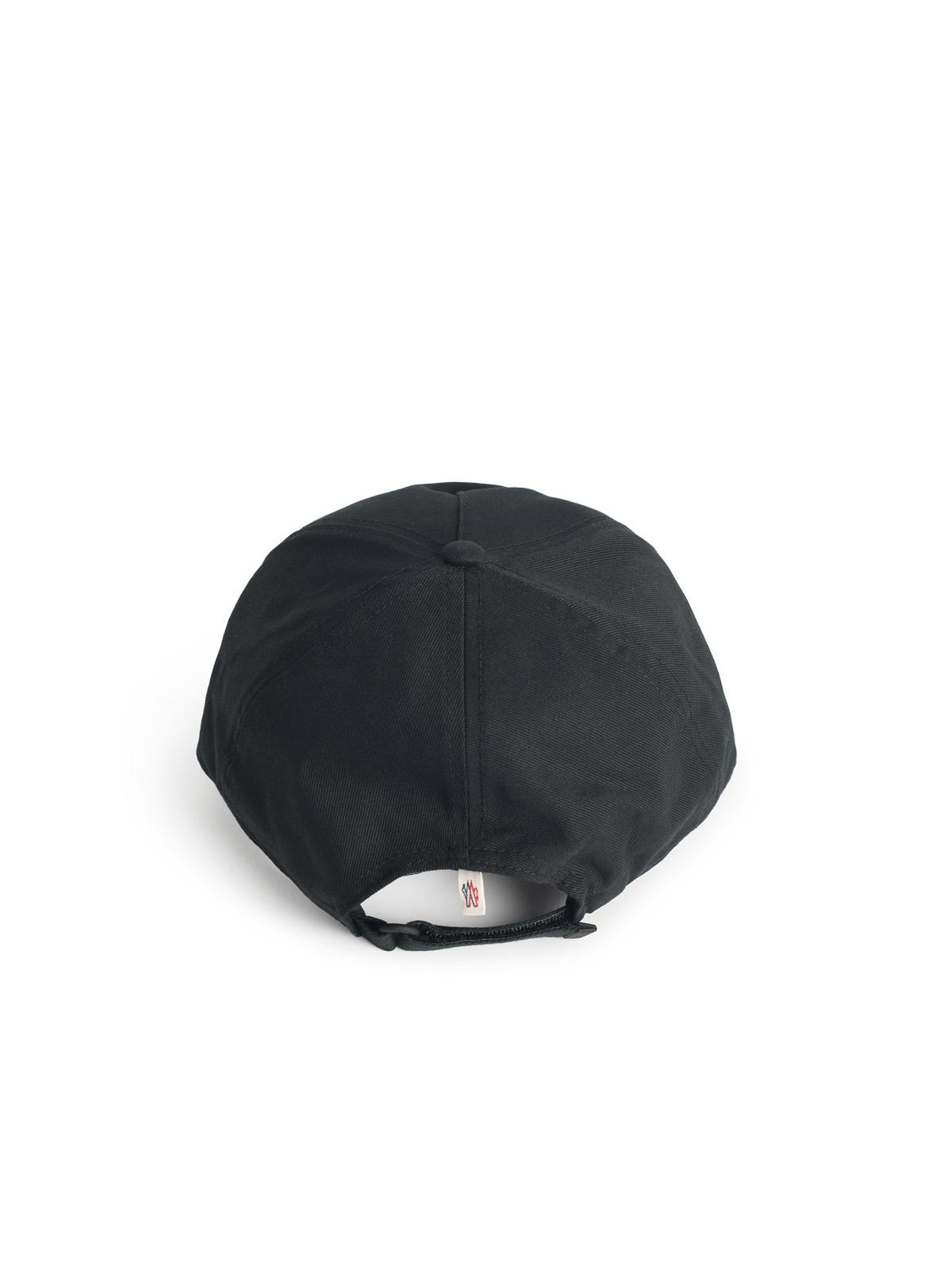 Moncler Grenoble Black Cotton Cap Men MONCLER GRENOBLE