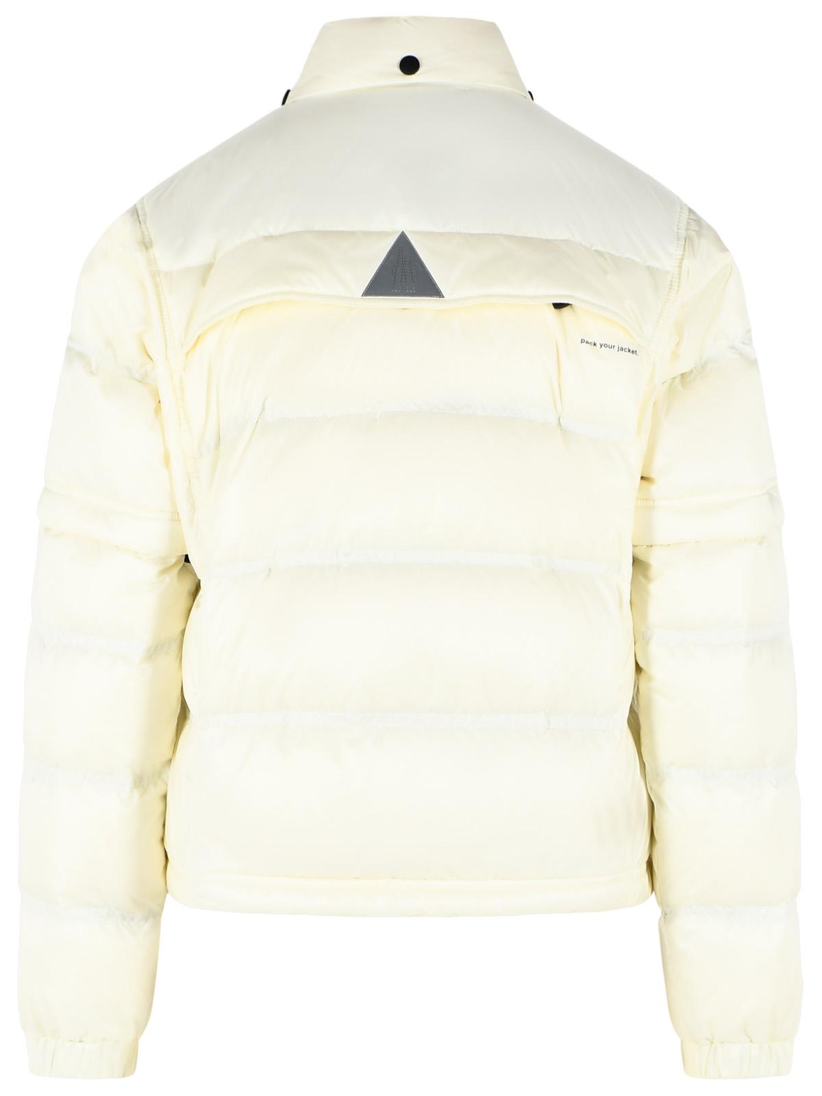 Moncler Grenoble 'Mauduits' Ivory White Polyamide Down Jacket Women MONCLER GRENOBLE