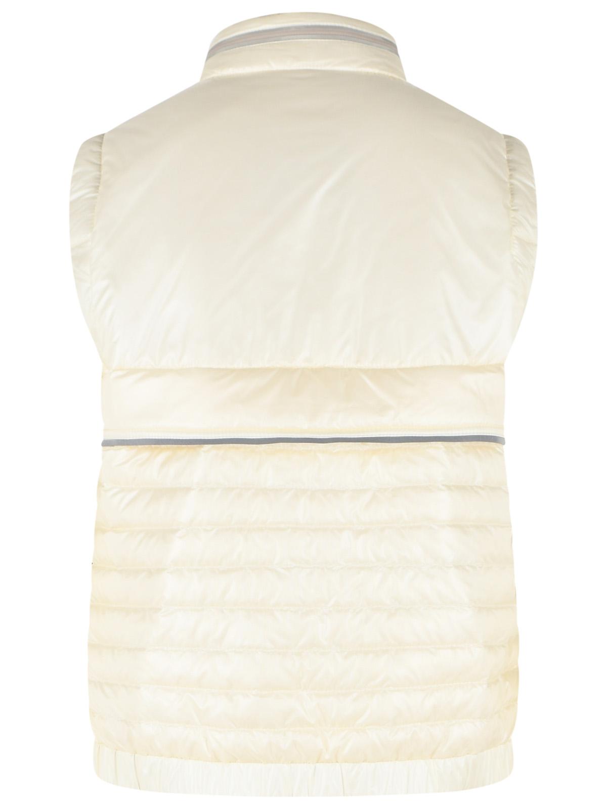 Moncler Grenoble 'Gumiane' Padded Vest With Hood In Ivory White Polyamide Women MONCLER GRENOBLE