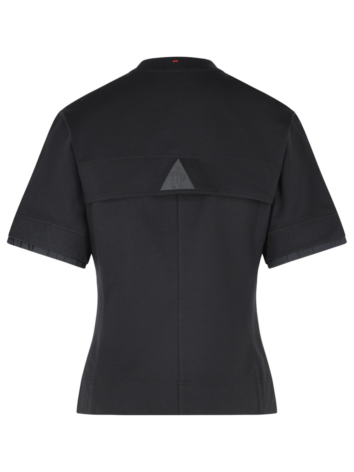 Moncler Grenoble Black Cotton T-Shirt Women MONCLER GRENOBLE