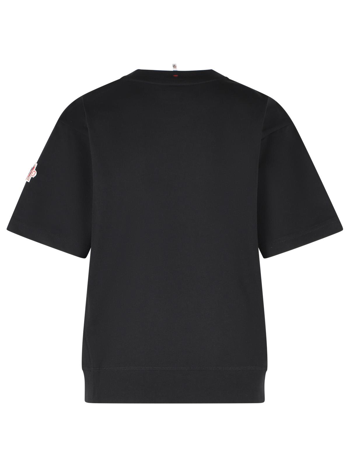 Moncler Grenoble Black Cotton T-Shirt Women MONCLER GRENOBLE