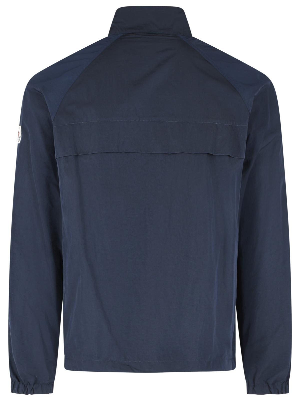 Moncler 'Rastaban' Midnight Blue Polyamide Foldable Jacket Men