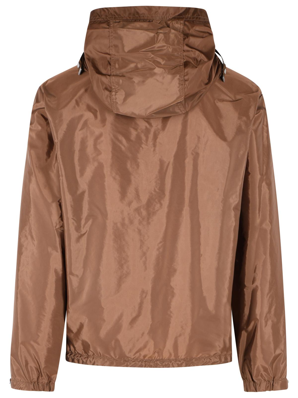 Moncler 'Remoray' Brown Polyamide Hooded Windbreaker Men MONCLER