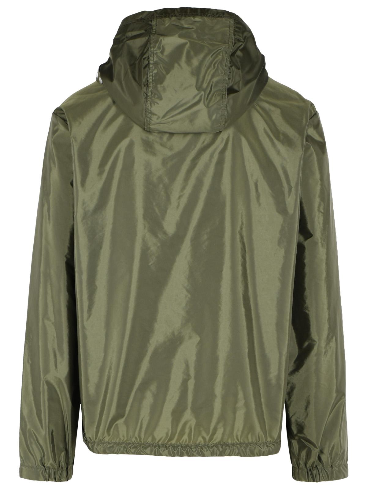 Moncler 'Remoray' Green Polyamide Hooded Windbreaker Men MONCLER