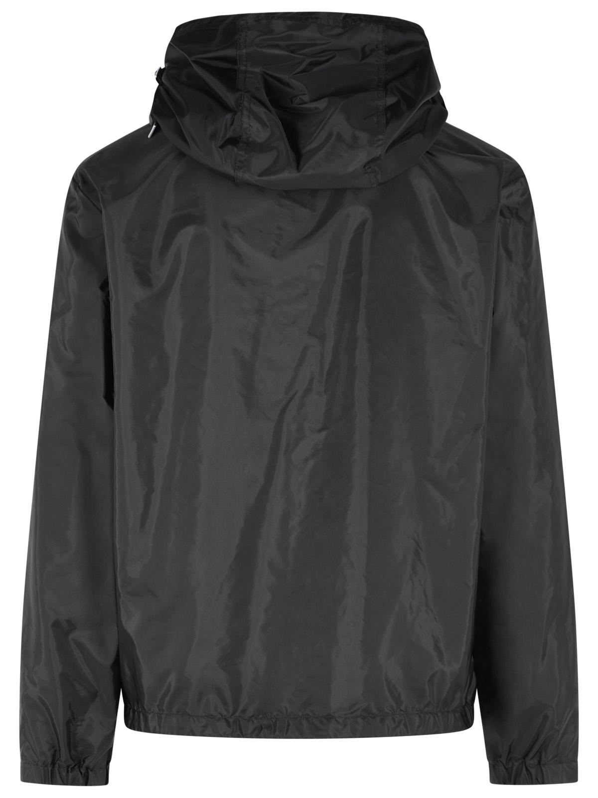 Moncler 'Remoray' Black Polyamide Hooded Windbreaker Men MONCLER