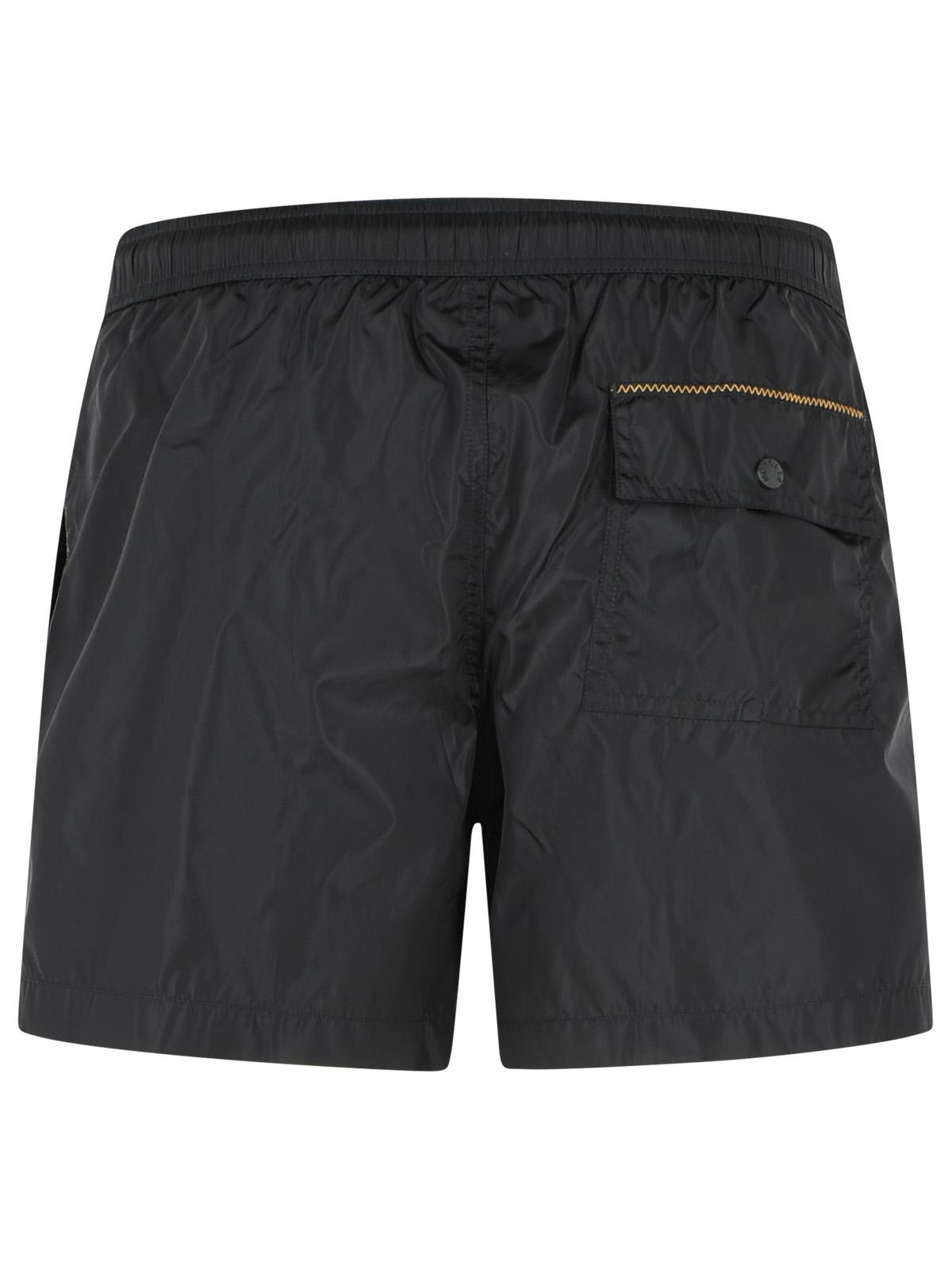 Moncler Black Polyamide Swimsuit Men MONCLER
