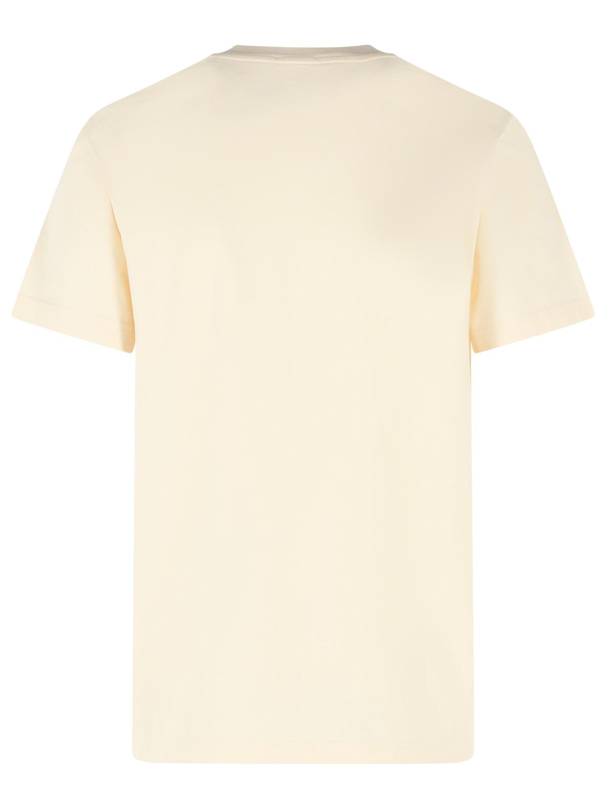 Moncler Ivory Cotton T-Shirt Men MONCLER