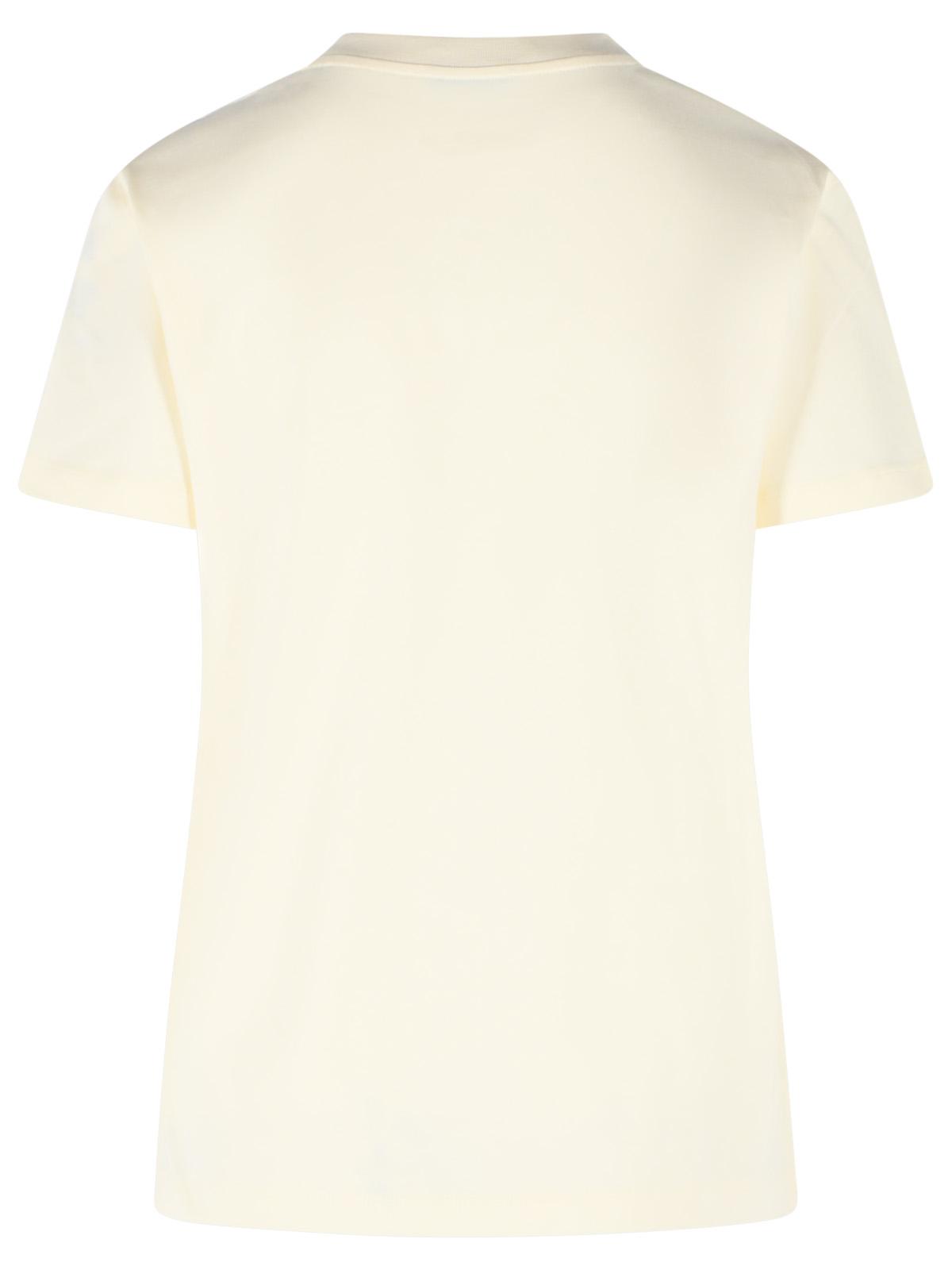Moncler Cream Cotton T-Shirt Women MONCLER