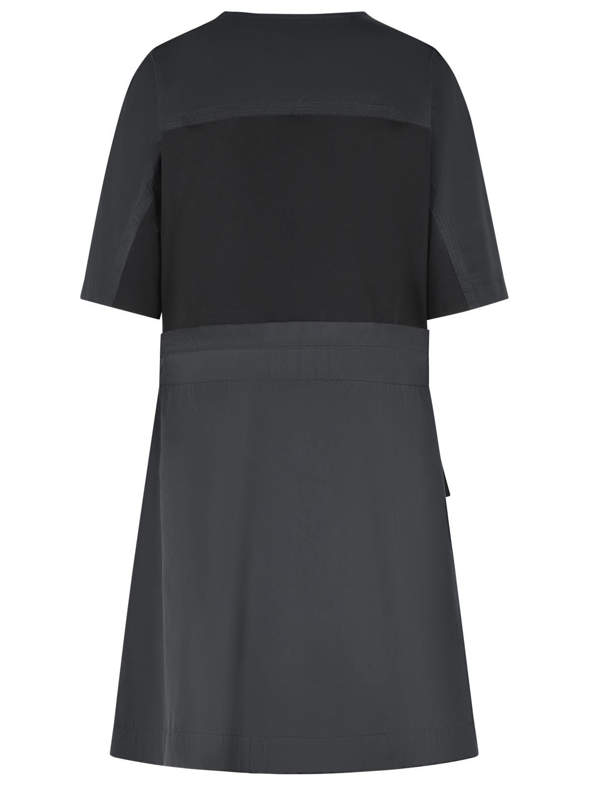 Moncler Black Cotton Dress Women MONCLER