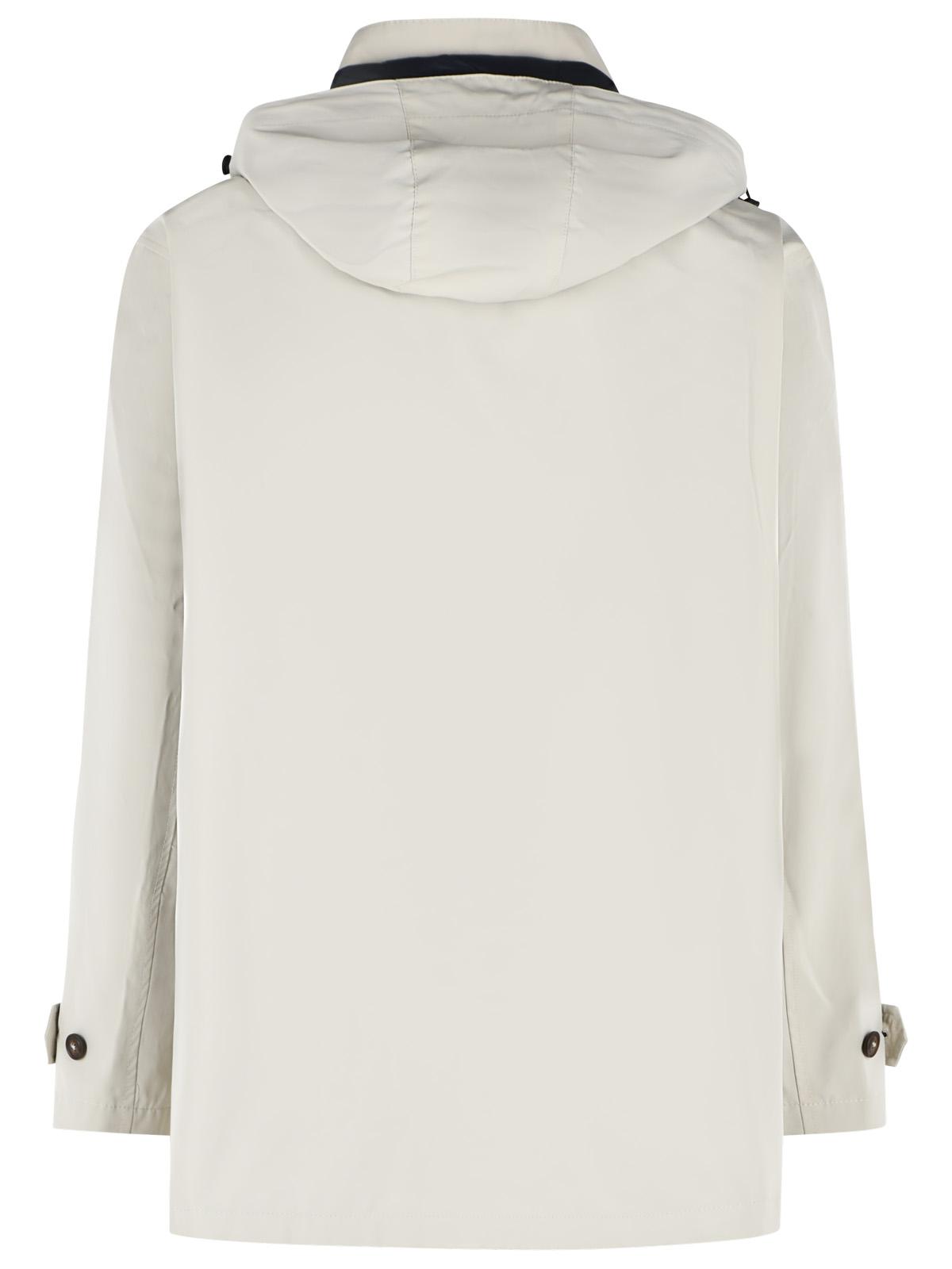 Fay 'Morning' Microfaille Parka In Beige Cotton Blend Men FAY