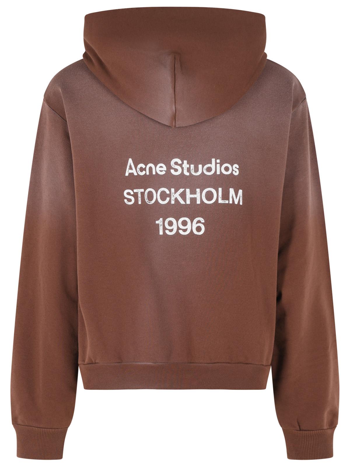 Acne Studios Brown Cotton Blend Sweatshirt Men ACNE STUDIOS