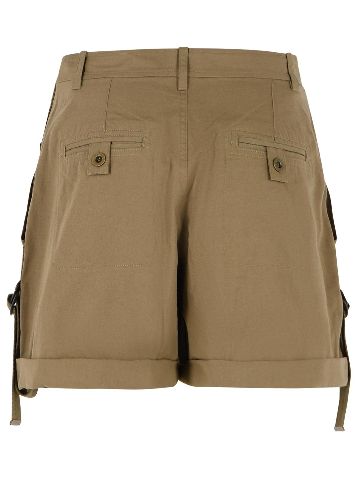 Isabel Marant 'Boniza' 'Kaki' Cotton Shorts Women