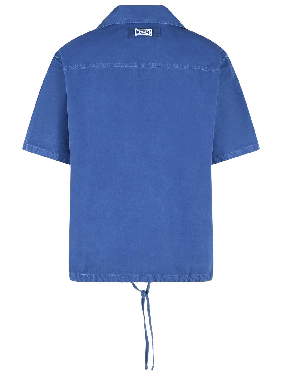 Marni Blue Cotton Shirt Men MARNI