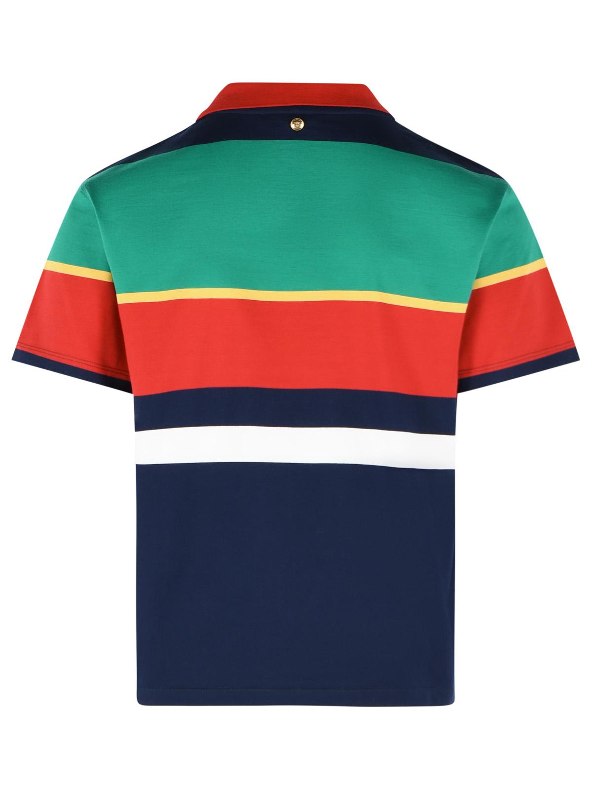 Versace Multicolor Cotton Jersey Sweater Men VERSACE