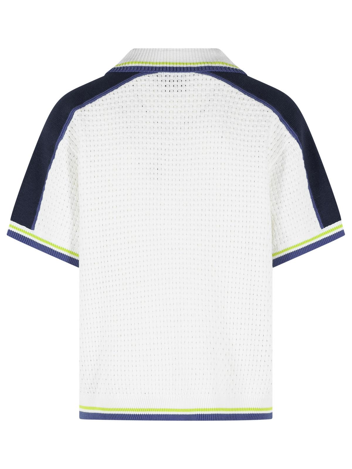 Casablanca White Cotton Blend T-Shirt Men CASABLANCA