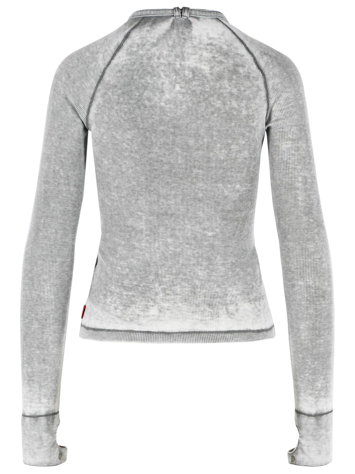Diesel 'Ecla' Sweater In Grey Polyester And Cotton Blend Women DIESEL