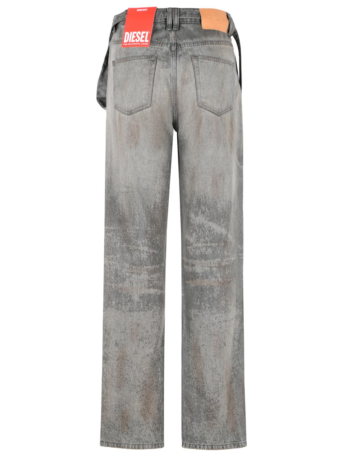 Diesel 'D-Thalira' Grey Cotton Blend Jeans Women DIESEL