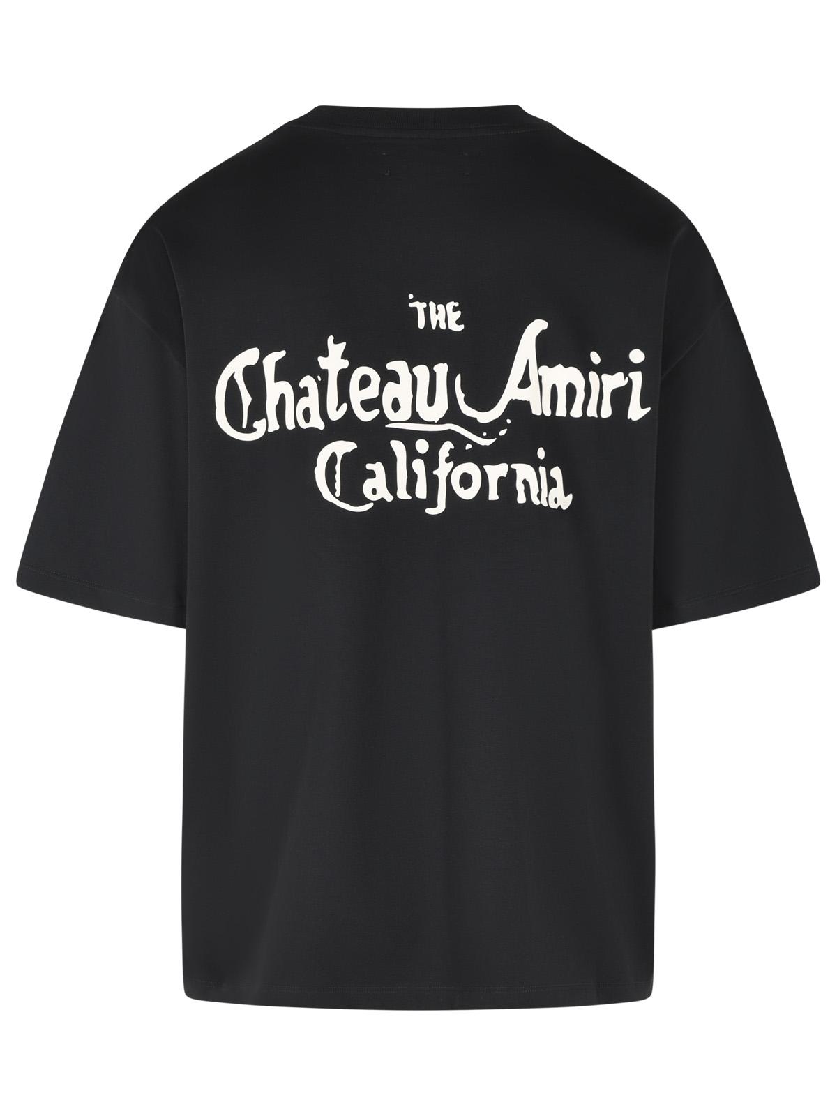 Amiri Black Cotton T-Shirt Men AMIRI