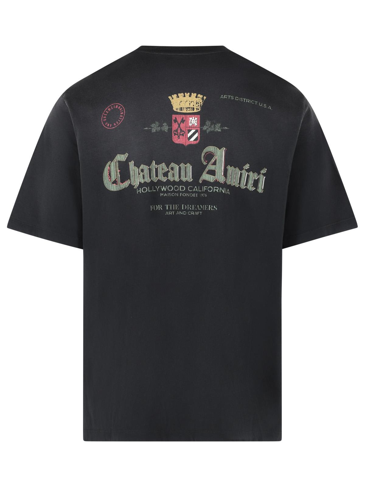 Amiri Black Cotton T-Shirt Men AMIRI