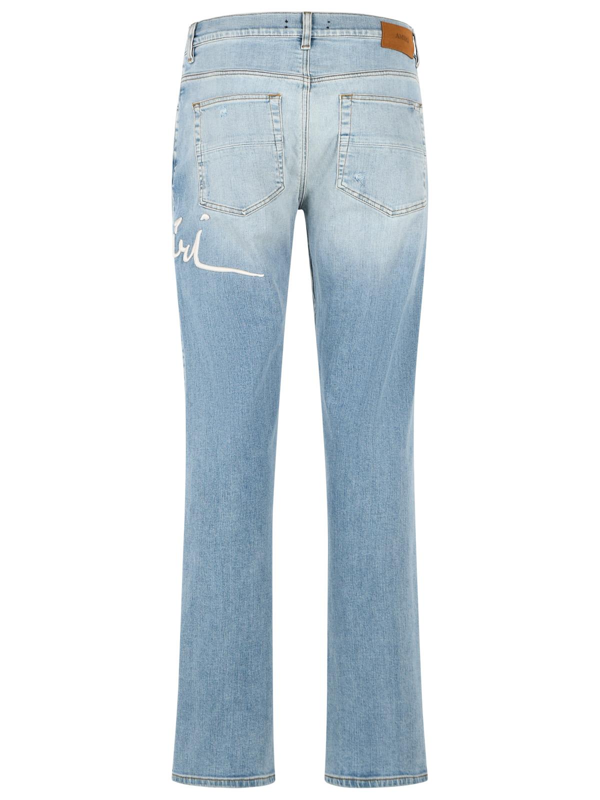 Amiri 'Slim' Light Blue Cotton Jeans Men AMIRI