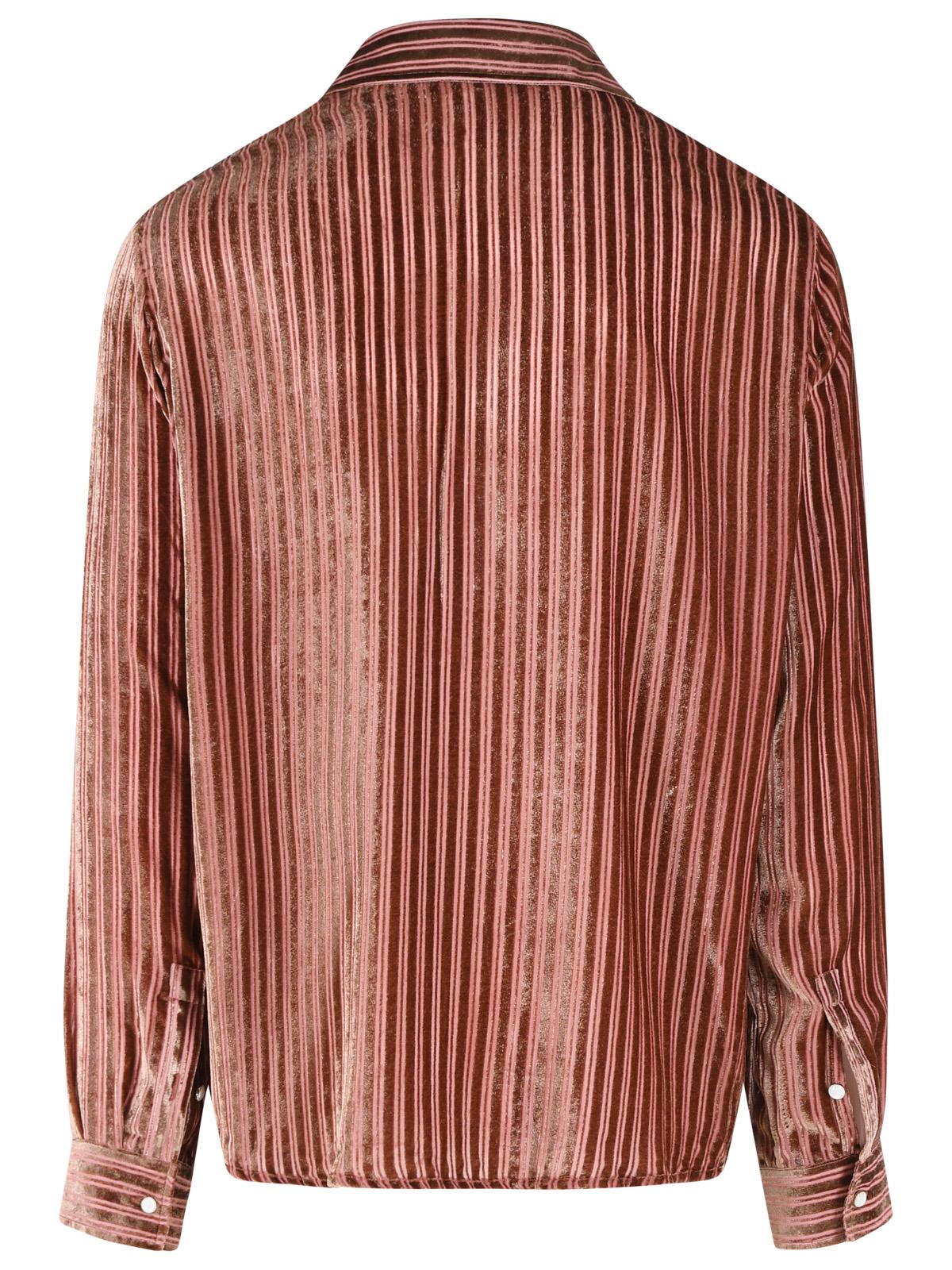 Amiri Viscose And Peach Silk Shirt Men AMIRI