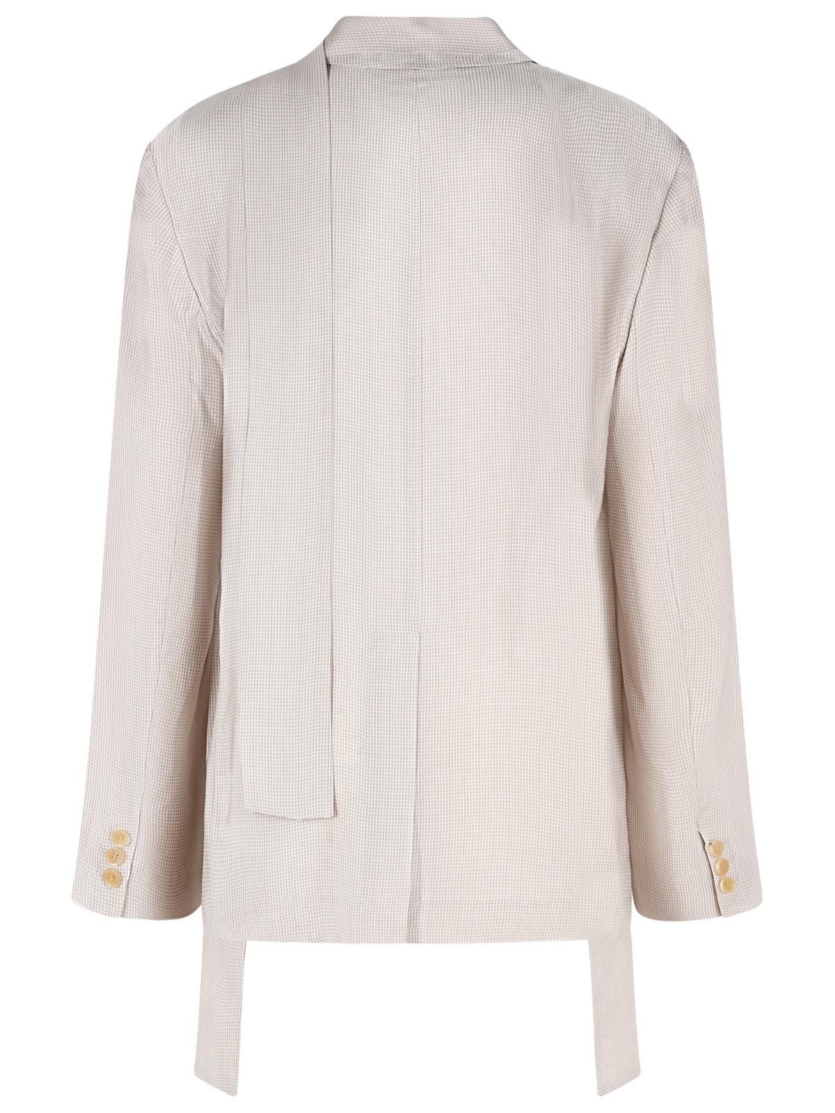 Acne Studios Blazer In Cupro Beige Women ACNE STUDIOS