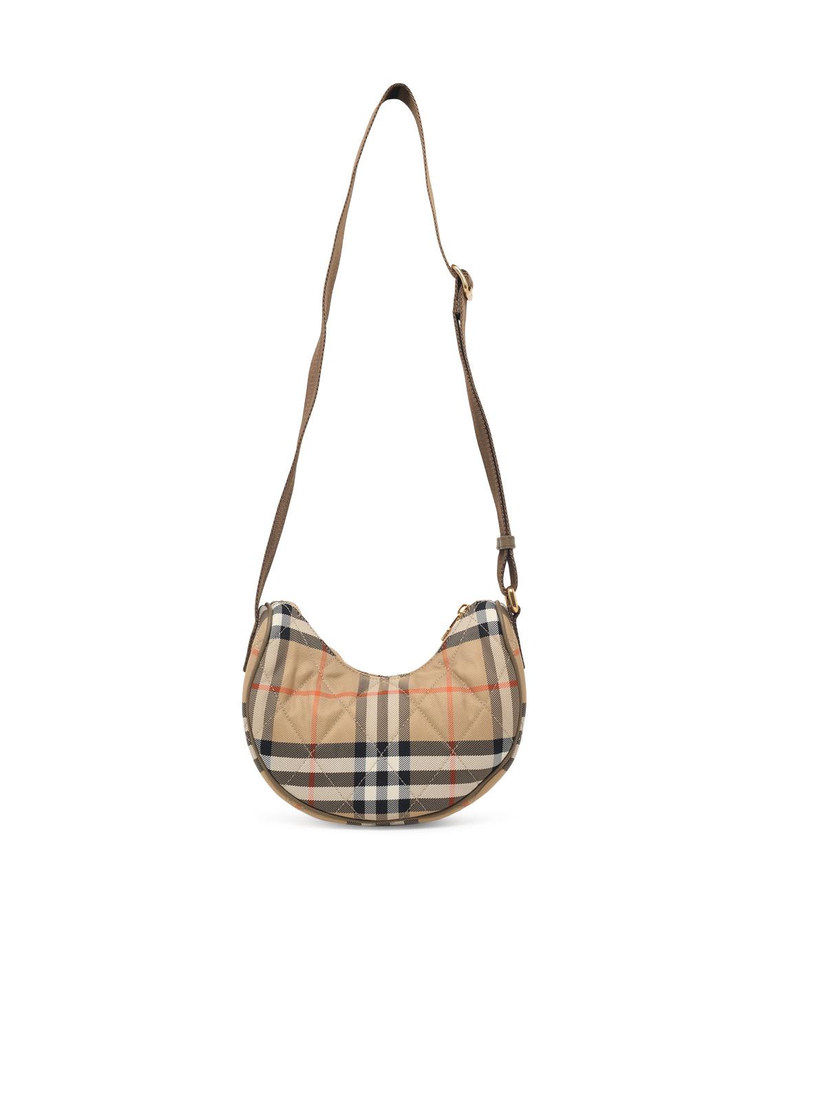 Burberry 'Horseshoe' Crossbody Bag In Beige Polyamide Women BURBERRY