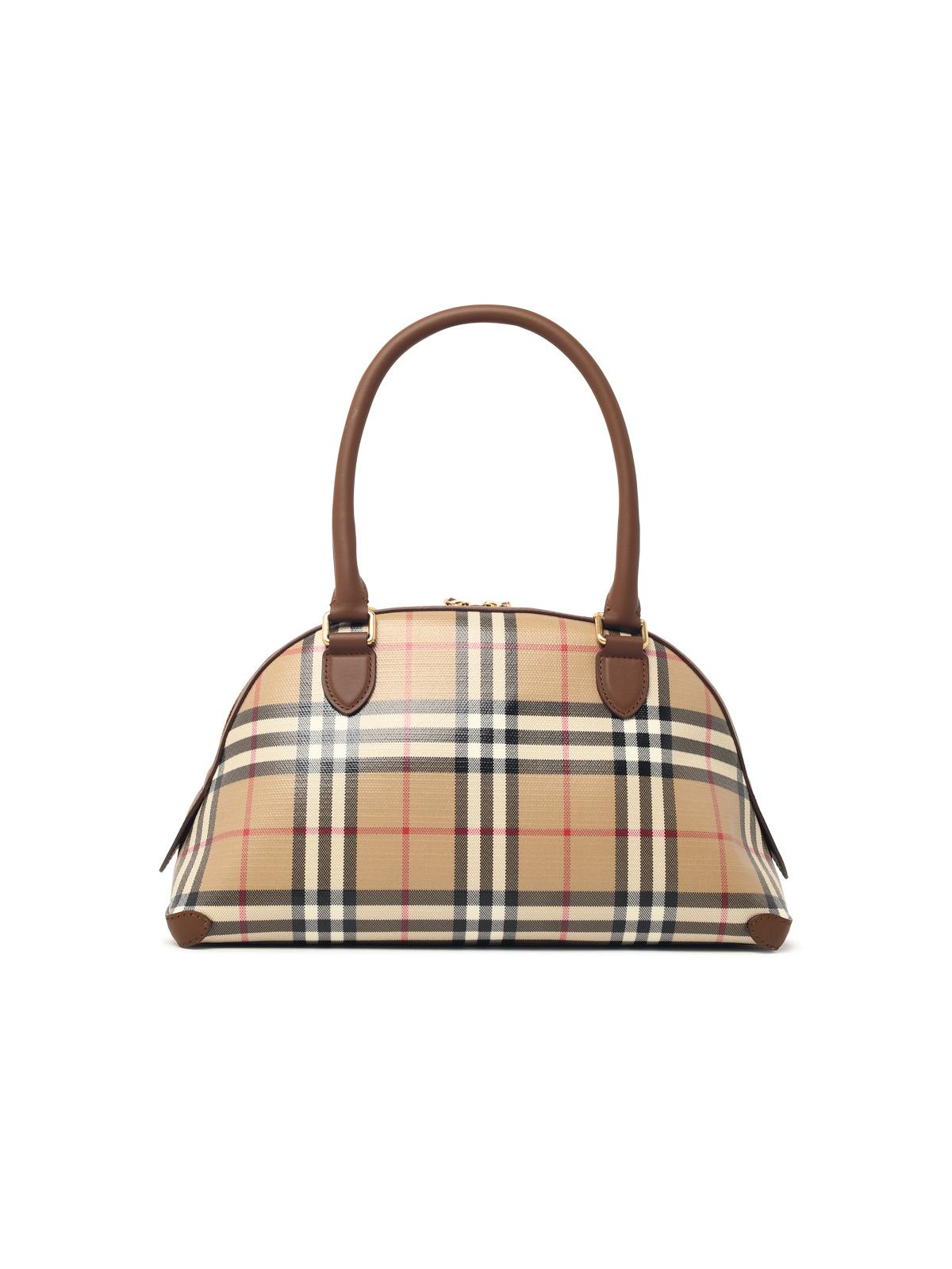 Burberry Small 'Primrose' Bag In Beige Cotton Blend Women BURBERRY