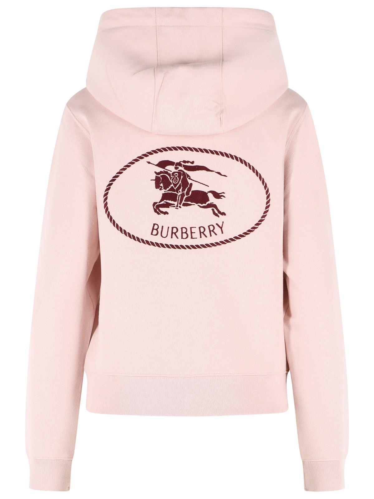 Burberry 'Harley' Pink Cotton Sweatshirt Women BURBERRY