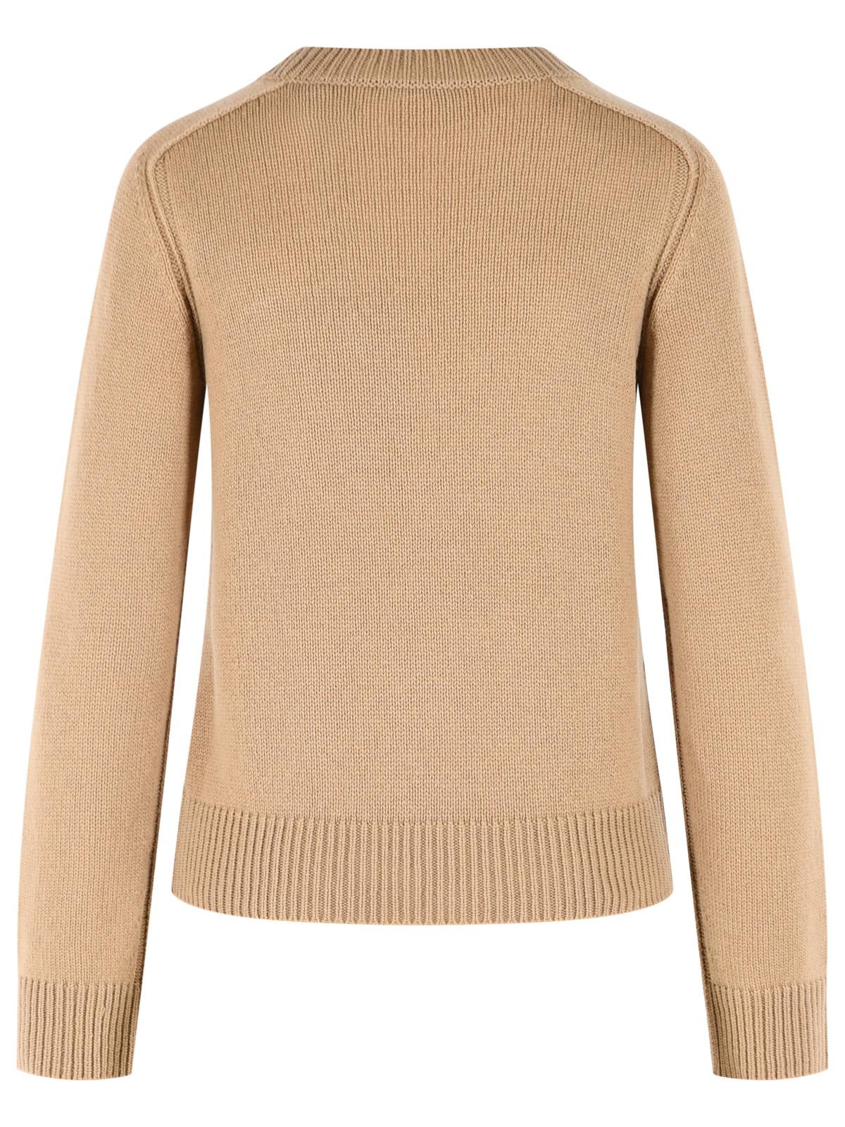 Burberry Brown Wool And Cashmere Sweater Women BURBERRY