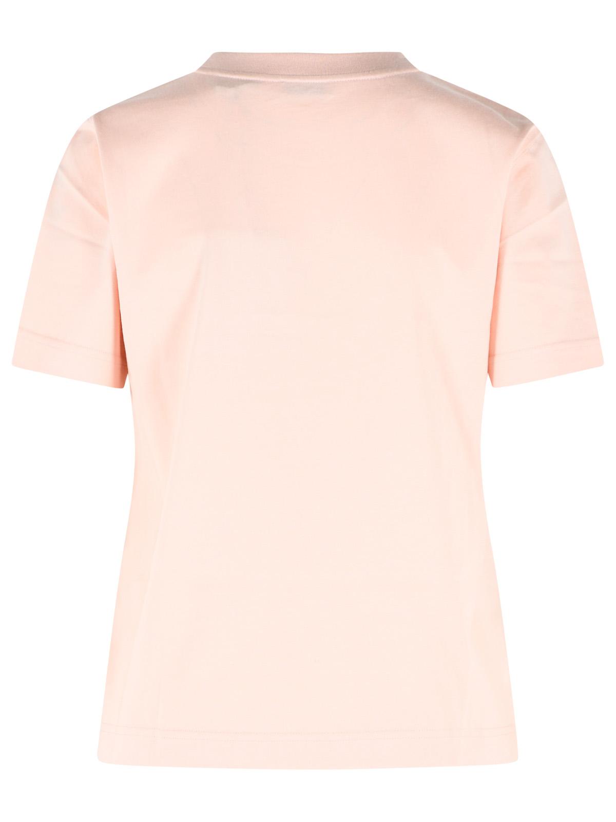 Burberry 'Frankie' Pink Cotton T-Shirt Women BURBERRY