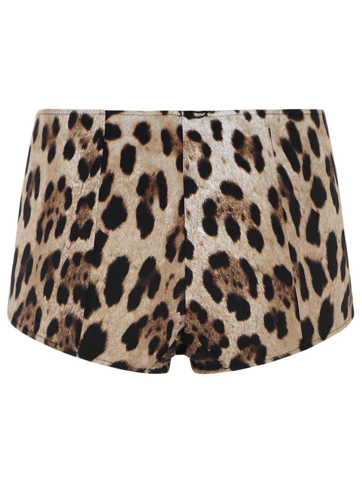 Dolce & Gabbana Leo Print Stretch Polyamide Beach Culottes Women DOLCE & GABBANA