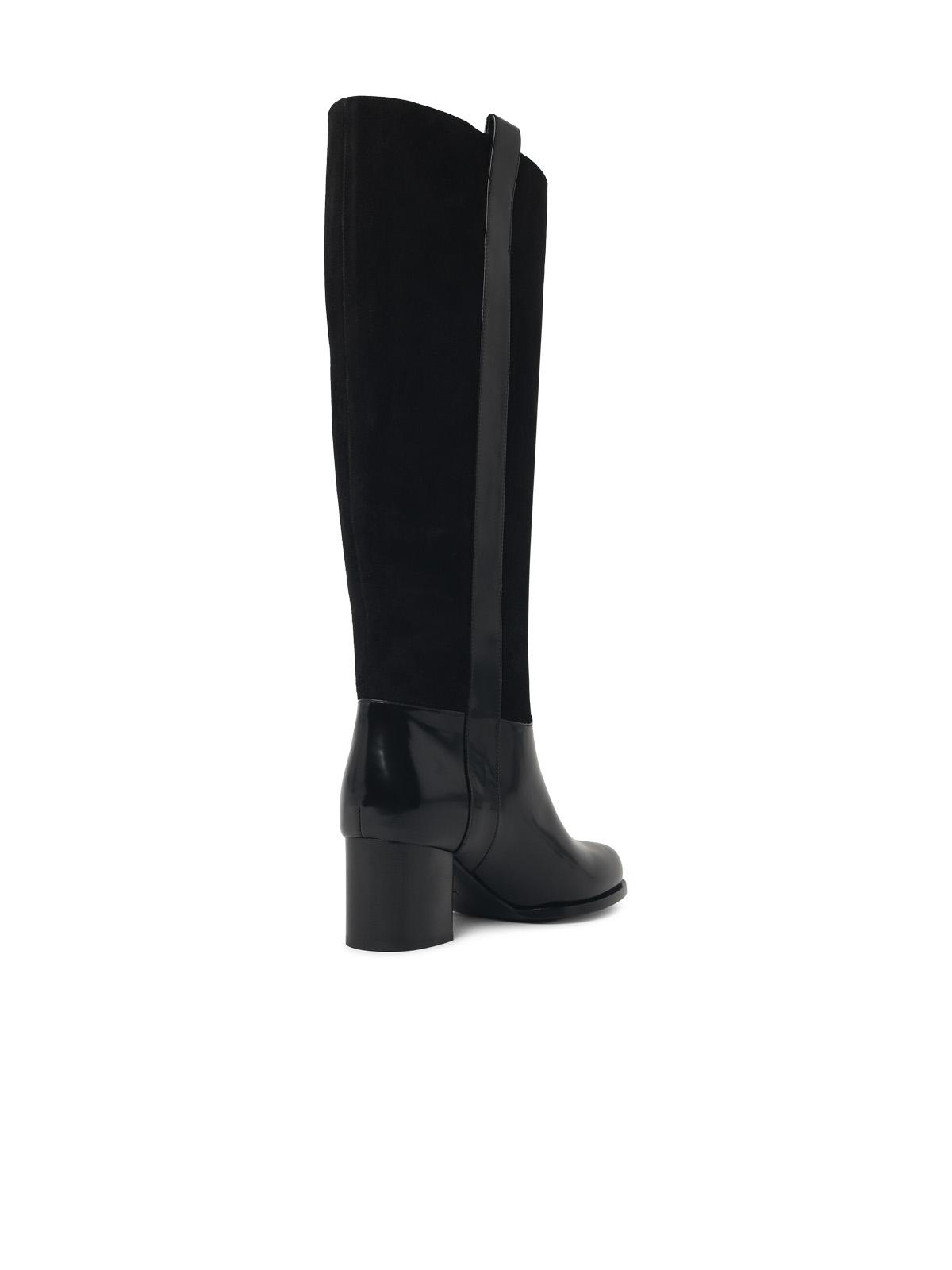 Dolce & Gabbana 'Cavallerizzo' Black Leather Boots Women DOLCE & GABBANA