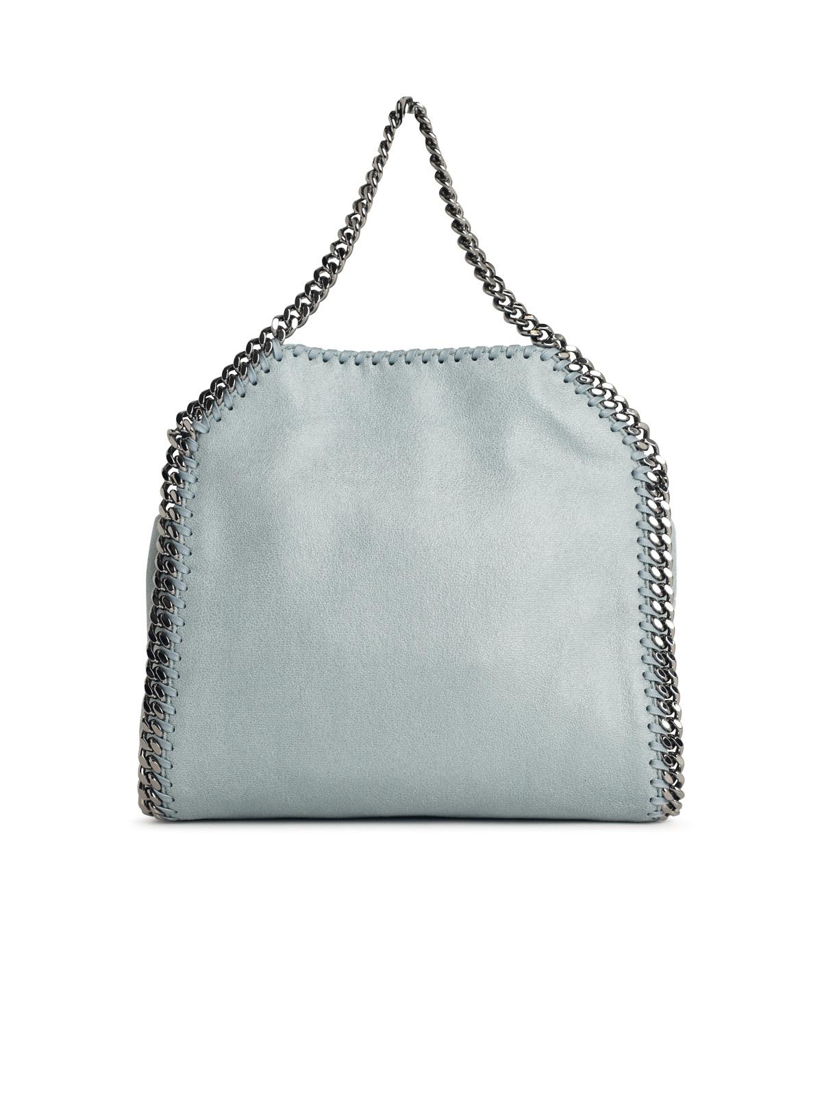 Stella Mccartney 'Falabella' Mini Bag In Light Blue 'Shaggy Deer' Women STELLA MCCARTNEY