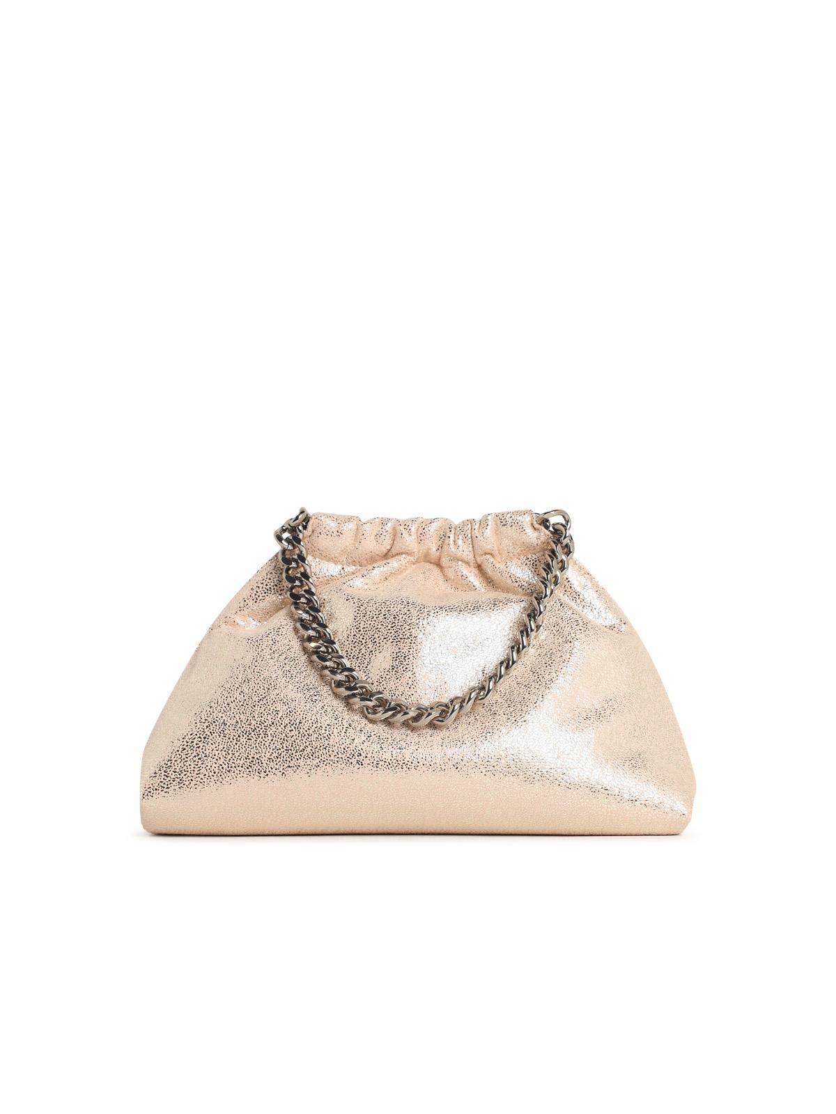 Stella Mccartney 'Falabella' Mini Bag With Pink 'Shaggy Deer' Drawstring Women STELLA MCCARTNEY