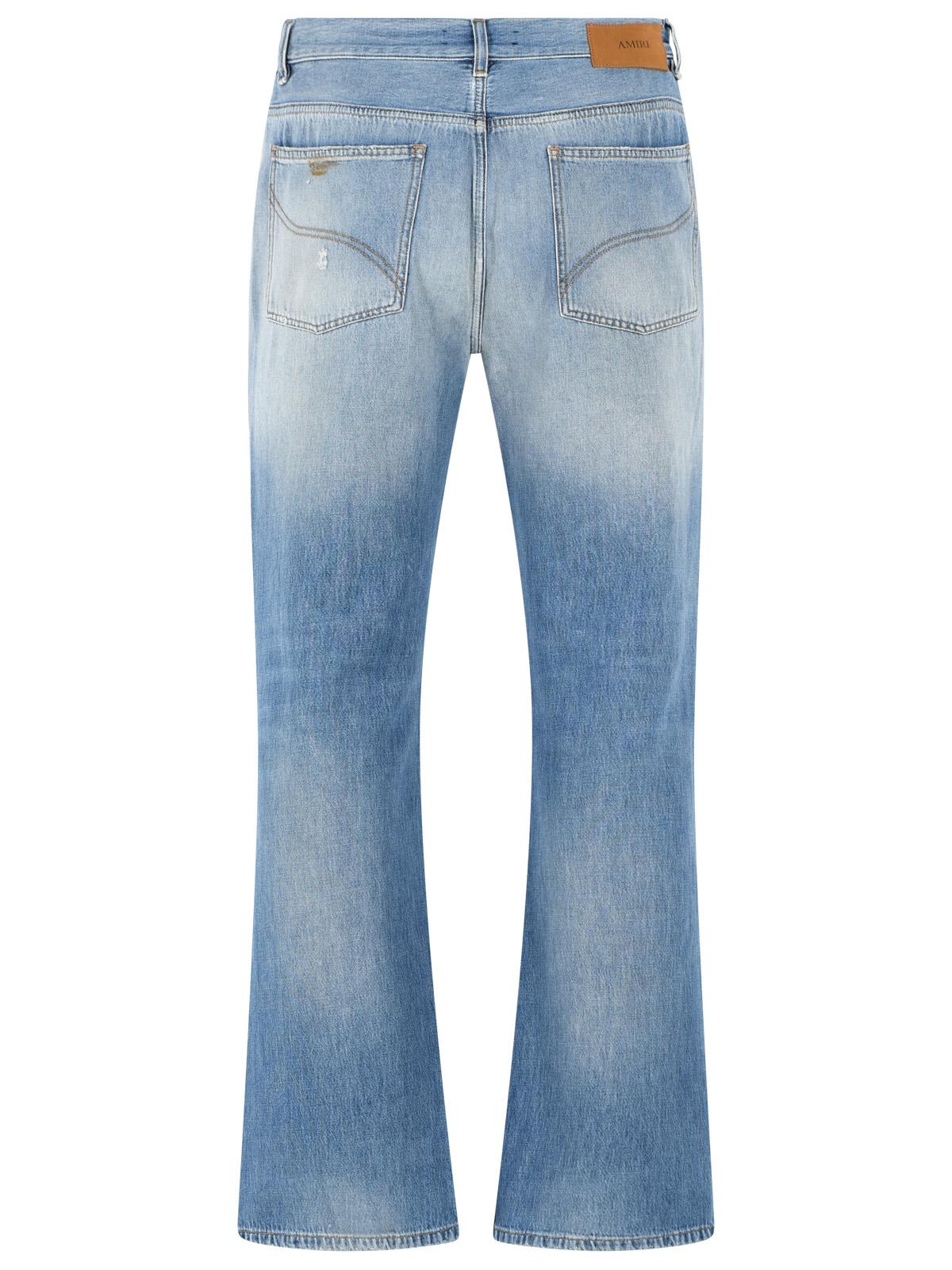 Amiri 'Slash Bootcut' Light Blue Denim Jeans Men AMIRI