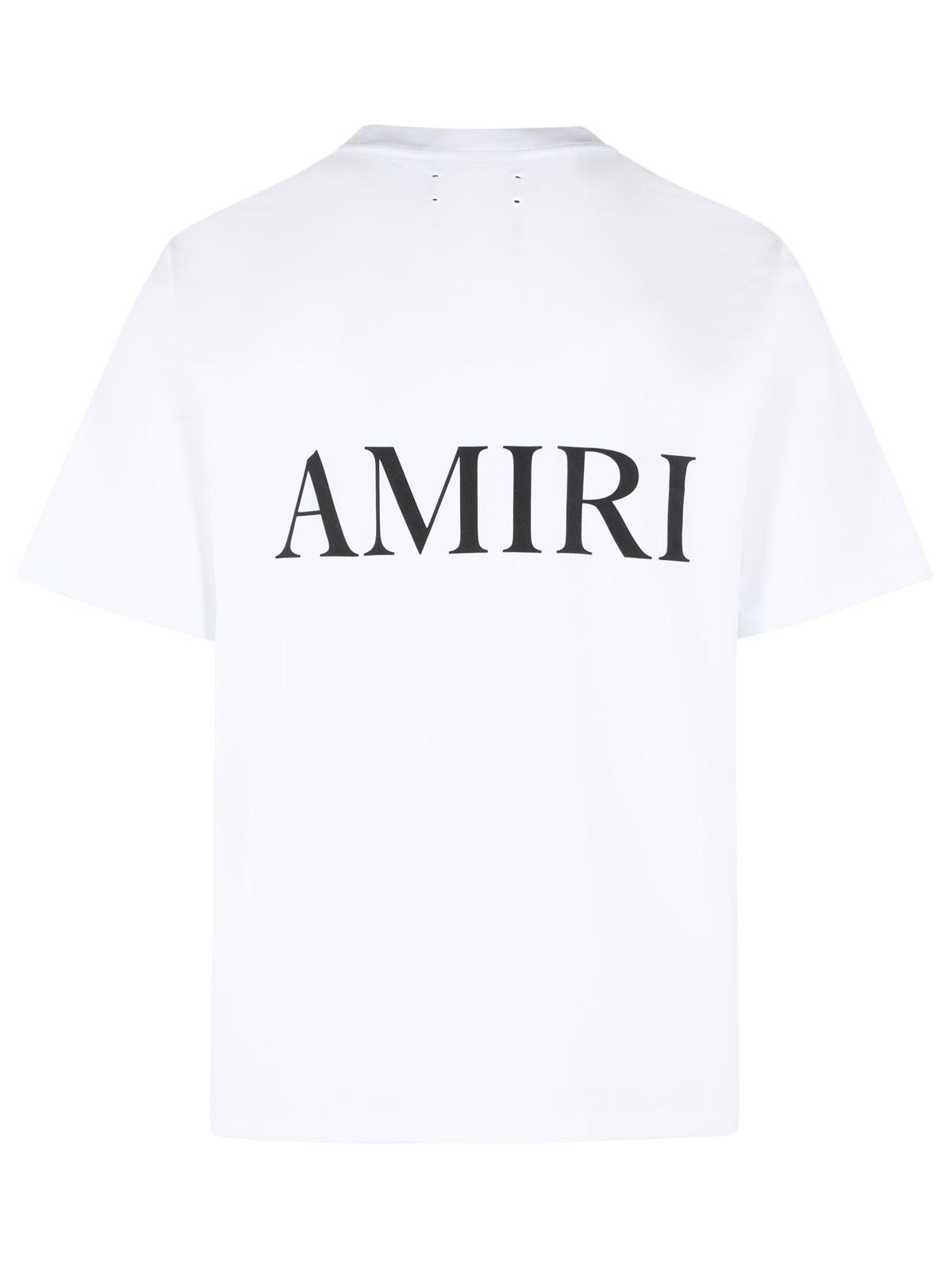Amiri 'Ma Core' White Cotton T-Shirt Men AMIRI