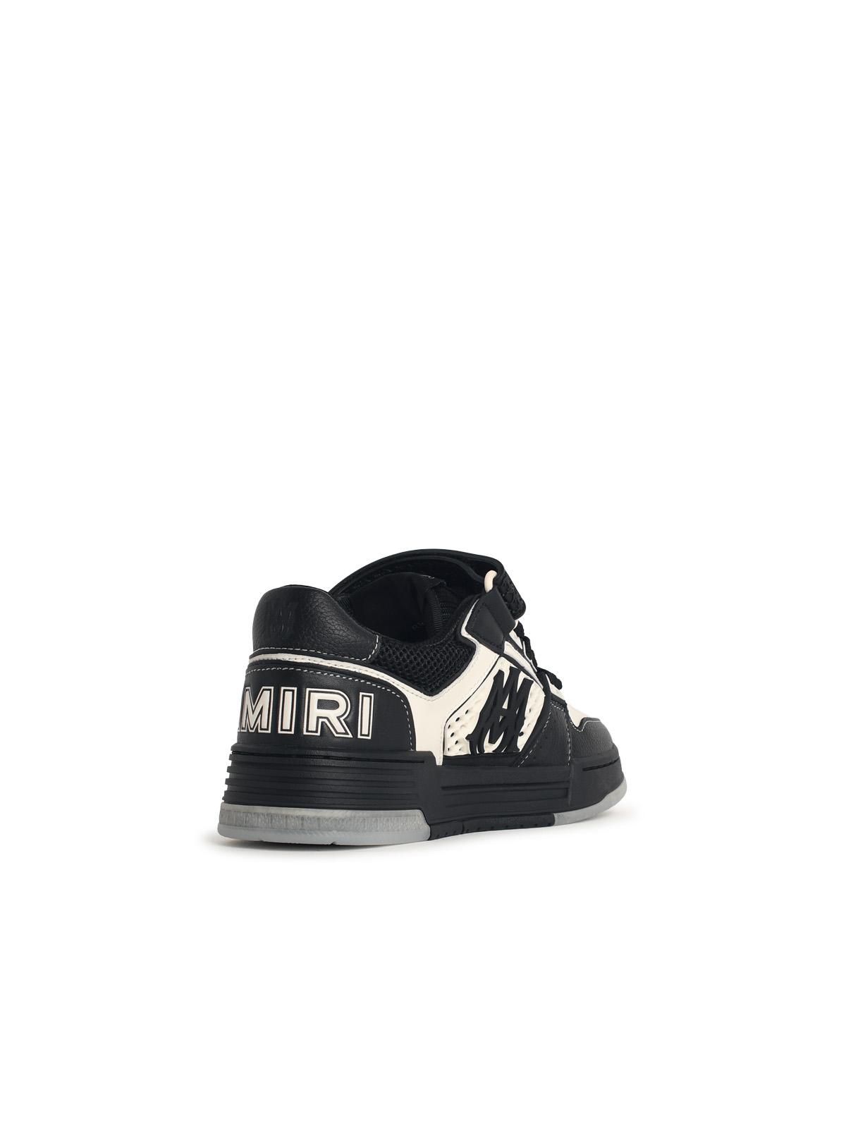 Amiri 'Skyline' Sneakers In Black And Ivory Leather Blend Men AMIRI