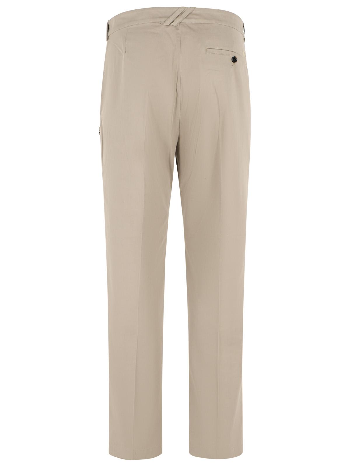 Burberry 'Charlton' Beige Cotton Pants Men BURBERRY