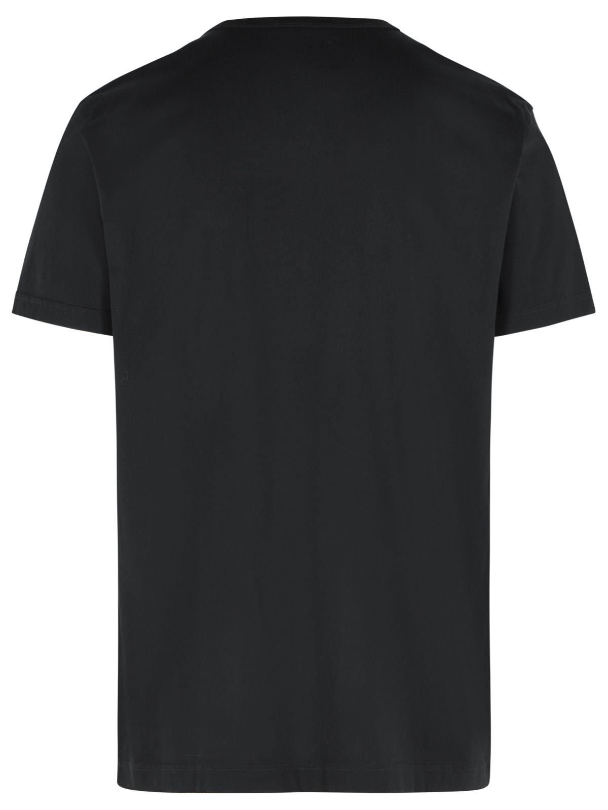 Dolce & Gabbana Black Cotton T-Shirt Men DOLCE & GABBANA
