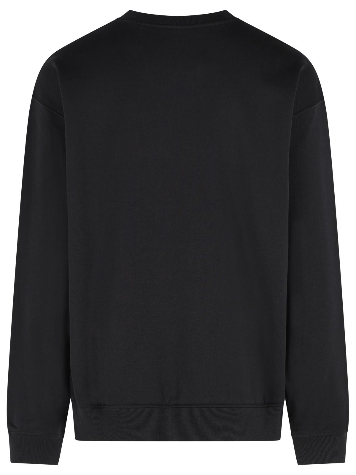 Dolce & Gabbana Black Cotton Sweatshirt Men DOLCE & GABBANA