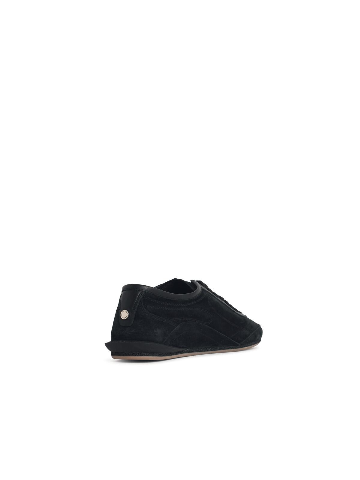 Dolce & Gabbana Black Leather Sneakers Men DOLCE & GABBANA