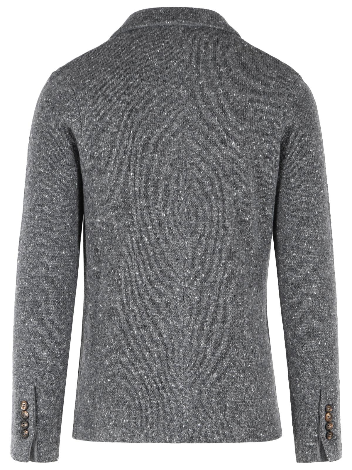 Eleventy Grey Wool And Cashmere Blend Blazer Men ELEVENTY