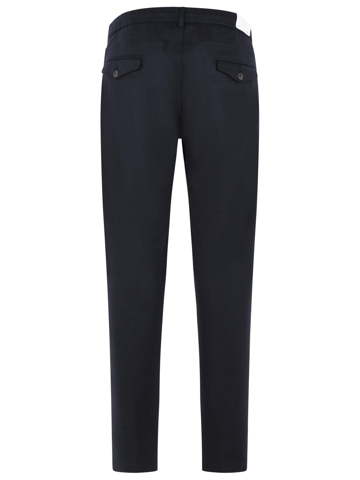 Eleventy Blue Wool Blend Trousers Men ELEVENTY
