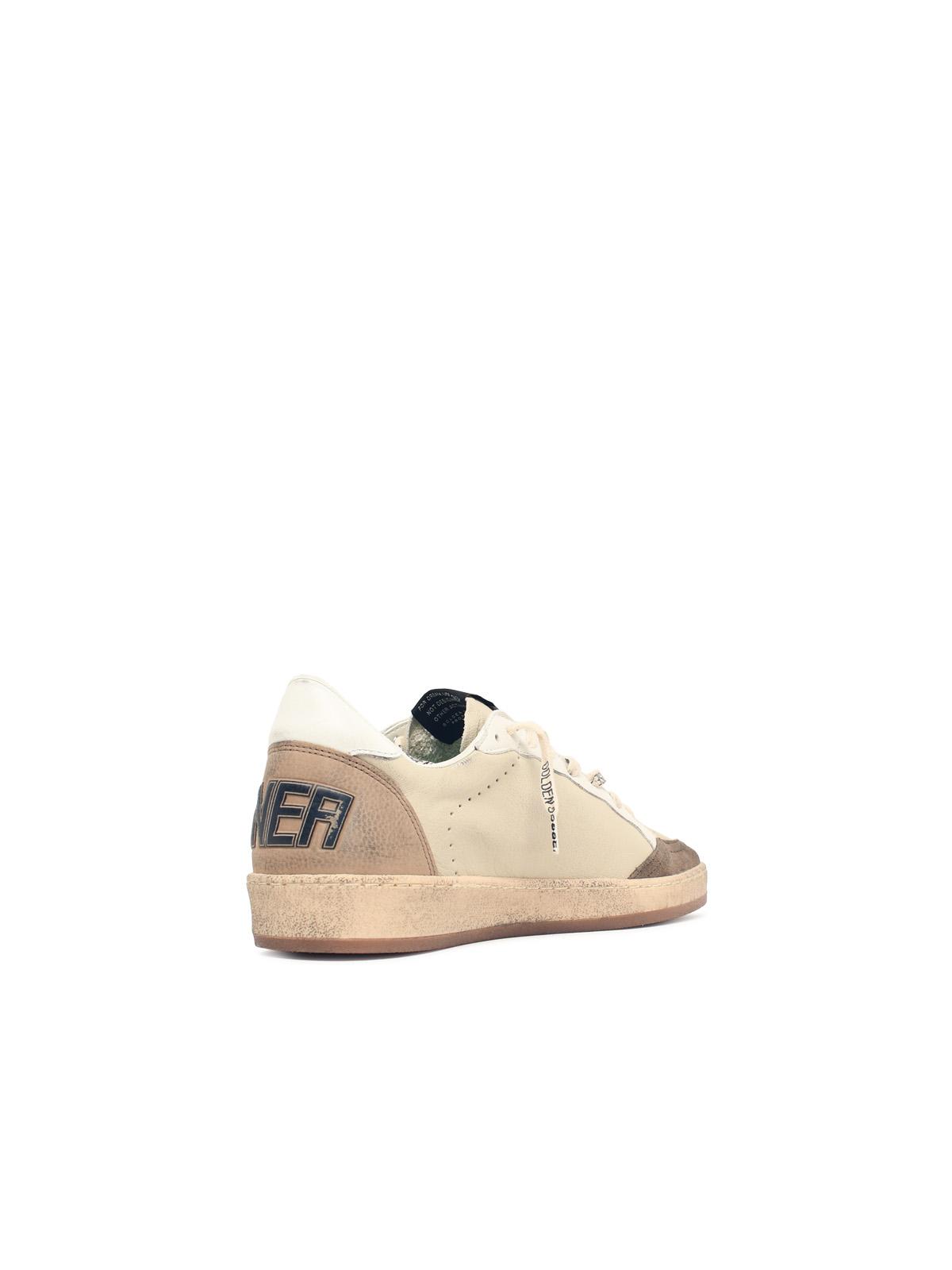Golden Goose Cream Leather Ball Star' Sneakers Men GOLDEN GOOSE